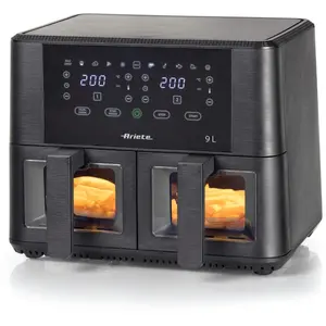 Ariete 4631/00, Heißluftfritteuse, 9 l, 3,6 kg, 35 °C, 200 °C, Doppel