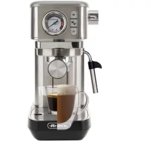 Ariete Kaffeemaschine aus Metall, 1 Einheit mit integriertem Manometer...