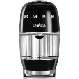 Lavazza SMEG Black Espressomaschine, LavAzza A Modo Mio Kapseln, Kunst...