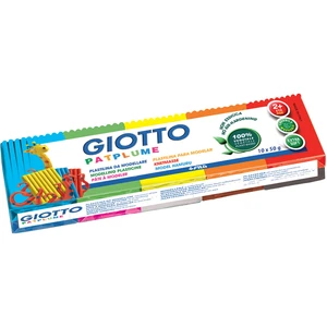 Giotto Patplume, Modellierton, Mehrfarbig, 50 g, 500 g, 10 Stück(e)