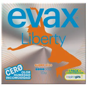 Evax Liberty Super Binden Mit Flügeln 10 Einheiten One Size günstig