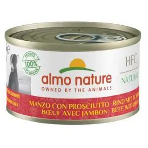 Almo Nature Hfc Natur Rindfleisch Und Schinken Nassfutter Für Hunde 95...