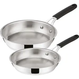 Set mit 2 edelstahl-bratpfannen 24/28 cm Lagostina 012896600002