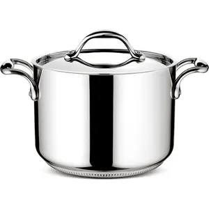 Lagostina 8900533554, Edelstahl, Edelstahl, Edelstahl, Keramik, Gas, Halogen, Induktion, Versiegelte Platte, Edelstahl, Edelstahl