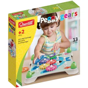 Quercetti Peggy Gears Bausatz mit Zahnrädern