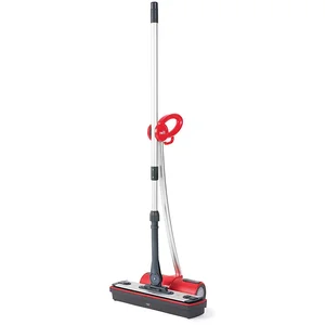 Polti Moppy Red, Dampfmopp, 0,7 l, Schwarz, Rot, 1,8 m, CE, 1500 W