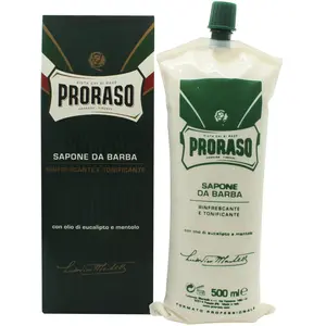 Proraso, Rasierschaum + Rasiergel, Green (500 ml, Rasiercreme)