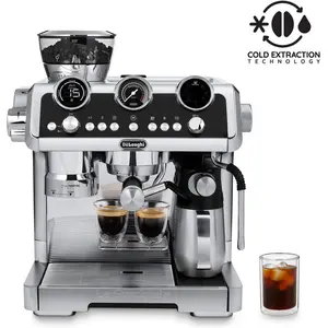 De'Longhi La Specialista Maestro Cold Brew, Siebträgermaschine, Silber