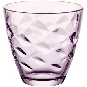 Bormioli Rocco Bormioli Flieder Wassergläser Flora 6, Trinkgläser, Rosa günstig