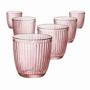 Bormioli Rocco Glas 6er Set - Wasserglas Line Acqua 290 ml (Farbe: Ros... günstig