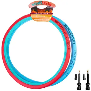 Soulciccia 27.5´´x43 Mm Twin Soul+light + 2 Valves Tubeless Pannensicherer Schaum 2 Einheiten 27.5´´ günstig