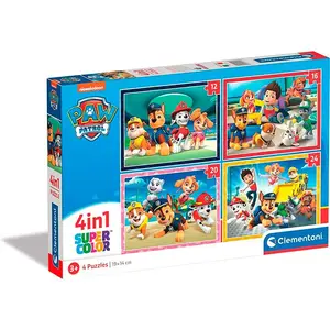 Clementoni Helfer Auf Vier Pfoten 4 Puzzles In 1 12-16- 20-24 Stücke