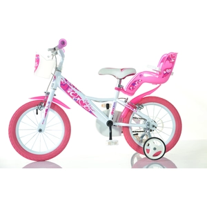 14 Zoll Kinderfahrrad Mädchenfahrrad Dino Bikes 144RN günstig