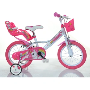 16 Zoll Kinderfahrrad Mädchenfahrrad Dino Bikes Unicorn Einhorn günstig