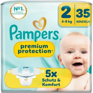 Pampers Premium Protection (Gr. 2, Tragepack, 35 Stk.) günstig