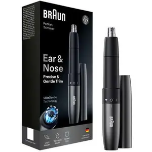Braun EN 20, Ohr, Nase, Schwarz, Batterie