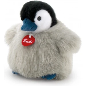 Trudi Kuscheltier Pinguin aus Plüsch, 24 cm, Schwarz Blau Grau Weiß, m...