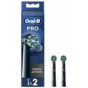 Oral-B | Ersatz-Zahnbürstenköpfe | EB50BRX-4 Cross Action | Köpfe | Für Erwachsene | 4 Bürstenköpfe enthalten | Schwarz günstig