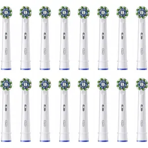 16x Oral-B Pro Cross Action elektrische Zahnbürstenköpfe weiß 100%
