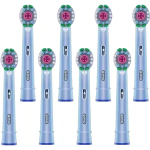 Oral-B 3D White Ersatzbürstenköpfe für elektrische Zahnbürsten, 8er-Pack, aufhellend mit Polierkappe gegen Verfärbungen, briefkastentauglich günstig