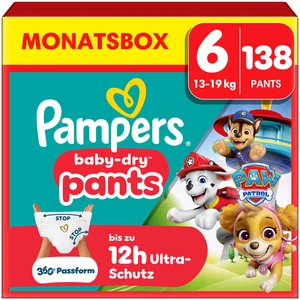Pampers Baby-Dry Windelpants Paw Patrol Edition Größe 6, 13-19kg - 138... günstig