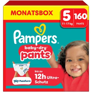 Pampers Baby-Dry Pants Gr. 5 (160 Stk.) für Tag & Nacht - Auslaufsiche... günstig