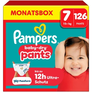 Pampers Windeln Monatsbox baby-dry pants, Gr.7 (17+ kg) 126 Stück günstig