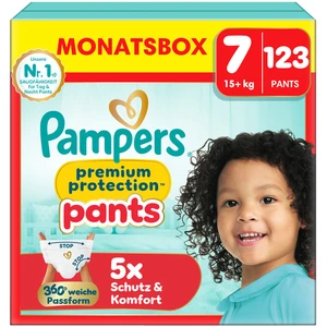 Pampers Premium Protection Pants Größe 7 | 123 Windeln für Babys ab 15... günstig