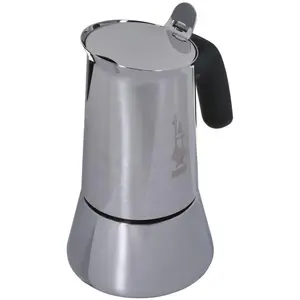 Bialetti Perfetto Moka Classic, Espressokocher, Schwarz, Silber