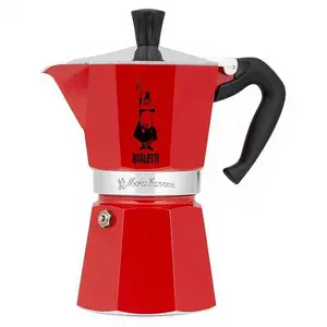 Bialetti Moka Express - rot - Aluminium - für 3 Tassen