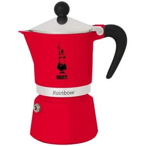 Bialetti Rainbow - Espressokocher - rot - für 6 Tassen
