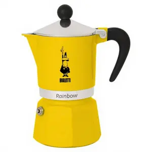 Bialetti Rainbow - Espressokocher - gelb - für 1 Tasse