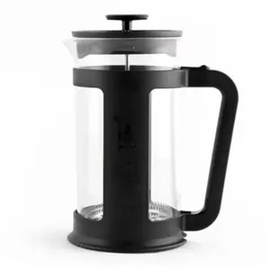 Bialetti French Press Kaffeepresse Smart 1 Liter Schwarz für aromatisc...