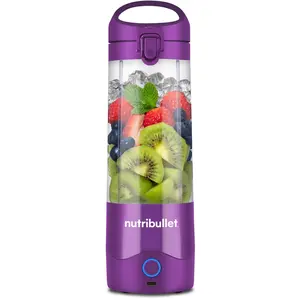 NutriBullet Portable, Tragbarer Mixer, 0,475 l, Pulsfunktion, Eis-Crus...