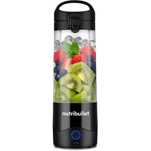 NutriBullet NBP003B, Tragbarer Mixer, 0,475 l, Pulsfunktion, Eis-Crush...