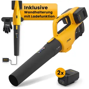 STIGA Akku Laubbläser | Leistungsstarker Laubbläser inkl. 2x 20 V Akku...