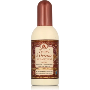 Tesori d’Oriente Byzantium, Unisex, 100 ml, Nicht nachfüllbare Flasche, Mandel, Zimt, Mimose, Honig, Rose, Adlerholzbaum, Vanille, Weißer Moschus