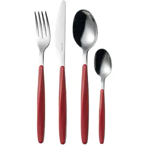 Besteck Set, rot