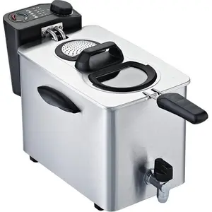 RGV FR TYPE4L, Fritteuse, 4 l, Einzelbild, Schwarz, Edelstahl, Drehreg...