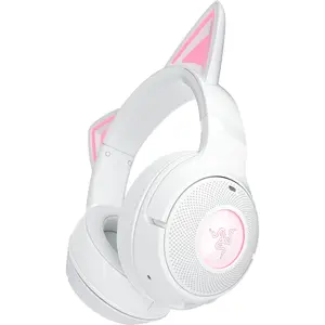 Razer Kraken Kitty V2 BT, Kabellos, 20 - 20000 Hz, Gaming, 325 g, Kopfhörer, Weiß