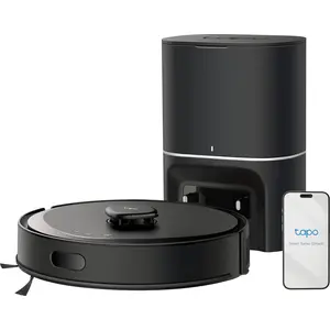 TP-Link Tapo RV30 Max Plus, Staubbeutel, Schwarz, Rund, Staubbeutel, L...
