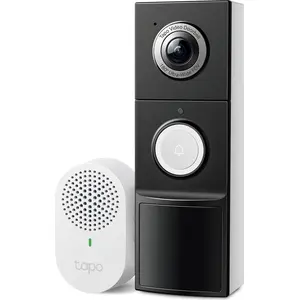 TP-Link Tapo D235, Schwarz, Weiß, IP66, 130°, IR, Wand, Two-Way