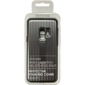 Samsung Protective Standing Cover (Samsung Galaxy S9), Smartphone Hülle, Silber günstig