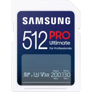 Samsung PRO Ultimate SDXC  UHS-I Speicherkarte - 512 GB White