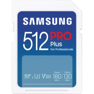 Samsung PRO Plus SDXC  UHS-I Speicherkarte - 512 GB Weiß