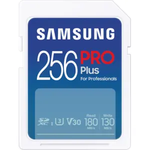 Samsung PRO Plus SDXC  UHS-I Speicherkarte - 256 GB Weiß