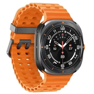 Samsung Galaxy Watch Ultra titanium gray 47mm LTE Marine Band orange