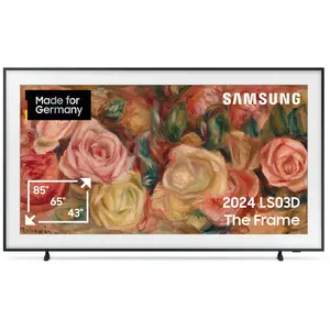 Samsung The Frame GQ43LS03DAU (43", LS03D, QLED, 4K), TV, Schwarz