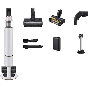 Samsung VS20B95823W, 2-in-1-Stabstaubsauger, Beutellos, Schwarz, Weiß,...