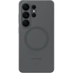 Samsung Galaxy S26 Ultra Backcover aus Silikon mit Magnet Schwarz
